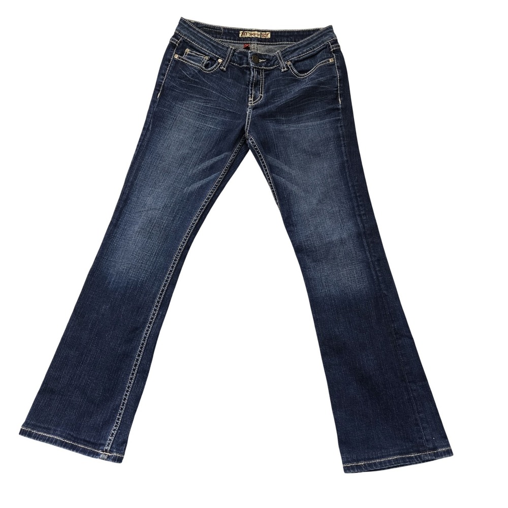 BKE Sabrina Jeans Womens 29x31.5 Blue Mid Rise Boot Stretch Denim Classic Style